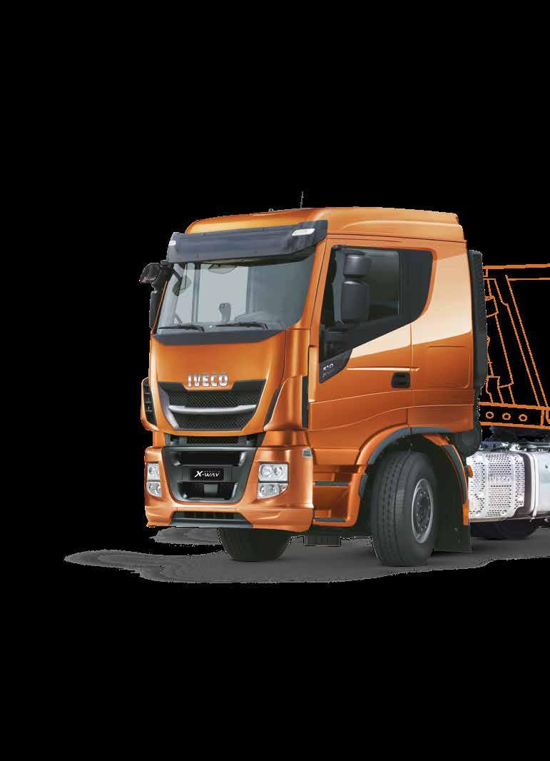 VIGYE EL FÉLPÓTKOCSIJÁT BÁRHOVÁ, AHOVÁ CSAK KELL A STRALIS X-WAY nyerges vontatók a legjobb üzemanyag-hatékonysági és biztonsági megoldásokat az Active Space fülke maximális kényelmével egyesítik.