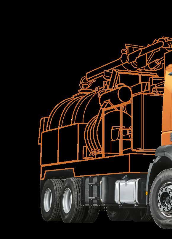 KIEMELKEDŐ TELJESÍTMÉNY MINDEN HELYZETBEN A STRALIS X-WAY típust úgy optimalizáltuk, hogy könnyedén ráépíthessen egy csatornatisztító felépítményt, s biztosítsa az ehhez szükséges összes jellemzőt.