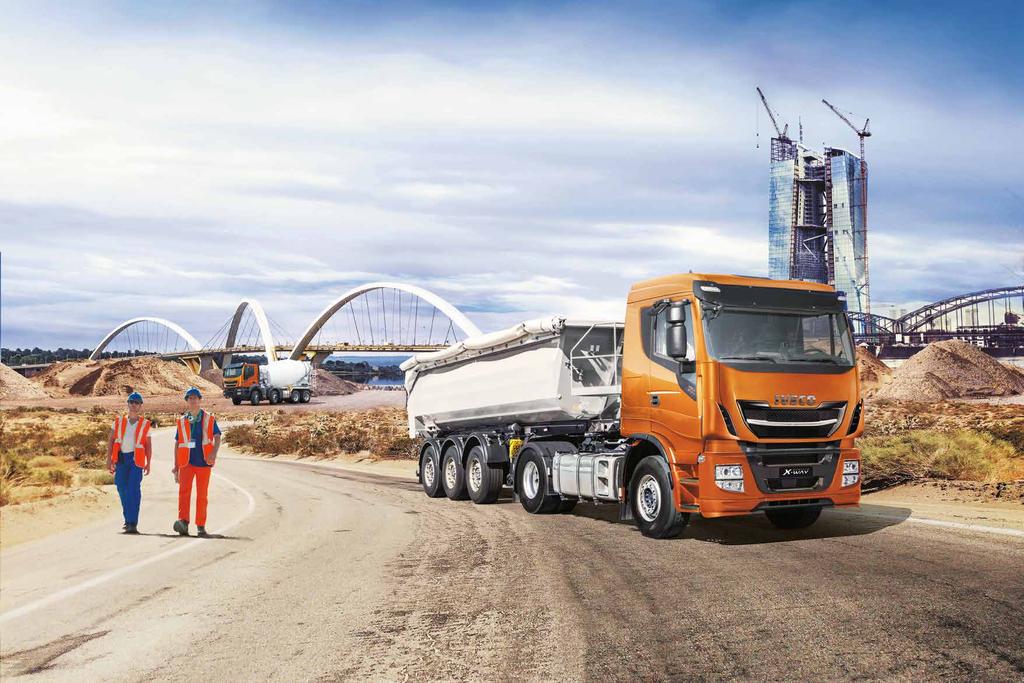 AZ IVECO LEGENDÁS TEREPES ROBUSZTUSSÁGA A STRALIS X-WAY típust nehéz terhek szállítására építettük, ezért a TRAKKER típusunk legendás alvázát kapta ez az iparágban a robusztusság szinonimájává vált.