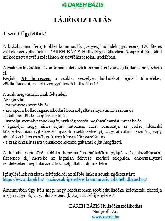 Születés: - Házasságkötés: - Halálozás: Páger Sándorné (1923). Anyakönyvi hírek ZÖLDHULLADÉK ÜRÍTÉSI NAPTÁR 2018.