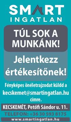 8 2018. március 12. KARRIER EGYEDÜLÁLLÓ ÁLLÁST KÍNÁL KECSKEMÉTI nemzetközi áruszállító cég keres német és/vagy angol nyelvtudással rendelkező munkavállalót fuvarszervező pozícióba.