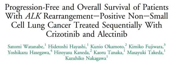 4 months Retrospective analysis, N=11 Crizo nib alec nib Median OS = 51.