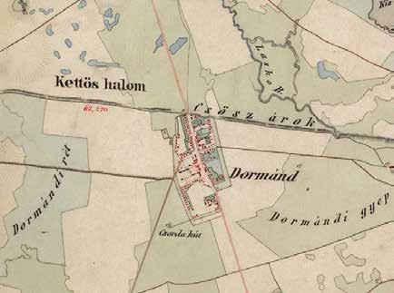 Dormánd térképe a