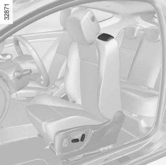 1 4 Elektromos működtetésű ülések Húzza fel a kart 1, és hajtsa teljesen előre a háttámlát: az ülés előrecsúszik. Az ülés eredeti helyzetbe történő visszaállításához hajtsa vissza a háttámlát.