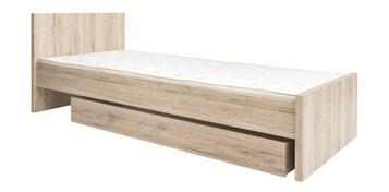 5 99 207 cm világos san remo tölgy ágy (ágyrács és matrac nélkül)