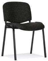irodai szék ISO BLACK, CHROM Magasság: 82 cm Szélesség: 54,5 cm Mélység: 42,5 cm Az ülés magassága: 47 cm szövetminta - C