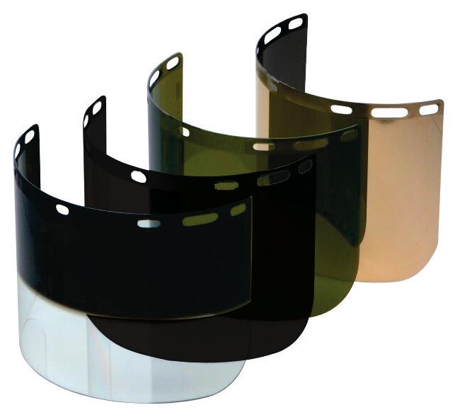 90 x 110 mm EU SZABVÁNY EN175, EN166 GAN60712-17 HEGESZTŐ LÁTÓMEZŐK 2 mm vastag, erősített, 40 x 20 cm-es polikarbonát a védősisakra