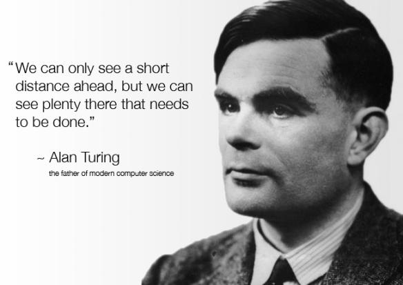 A bonyolultság elmélete A bonyolultség elmélet egyik megalapozója, Alan Turing.