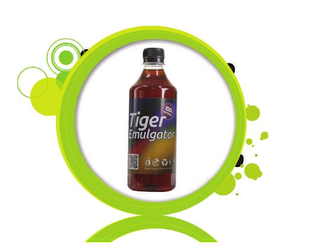 TERMÉK KATALÓGUS TIGER EMULGATOR A Tiger Emulgator a mai napok szükségletének a terméke. Régebben nem volt szükség rá és nincs adat arról,hogy régebben létezett hasonló termék.