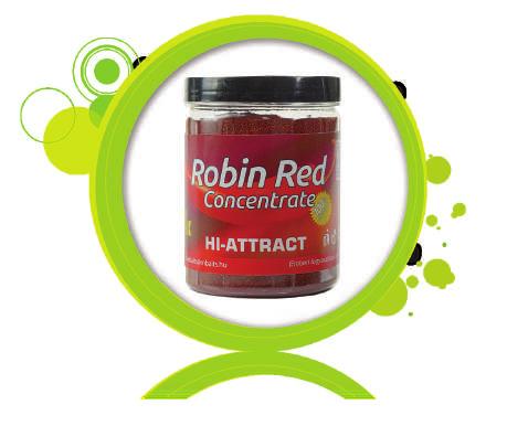 A Robin Red összesen 12 összetevőből áll. A paprika, bors, három típusú illóolajok, különböző magolaj, halolaj, vitaminok, ásványi anyagok, stb keveréke.
