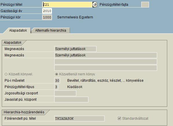 c. Hierarchikus felépítés = SE