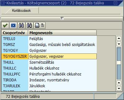 2. KÖLTSÉGNEMEK CSOPORTOSÍTÁSA, KAH3 TRANZAKCIÓ 2.