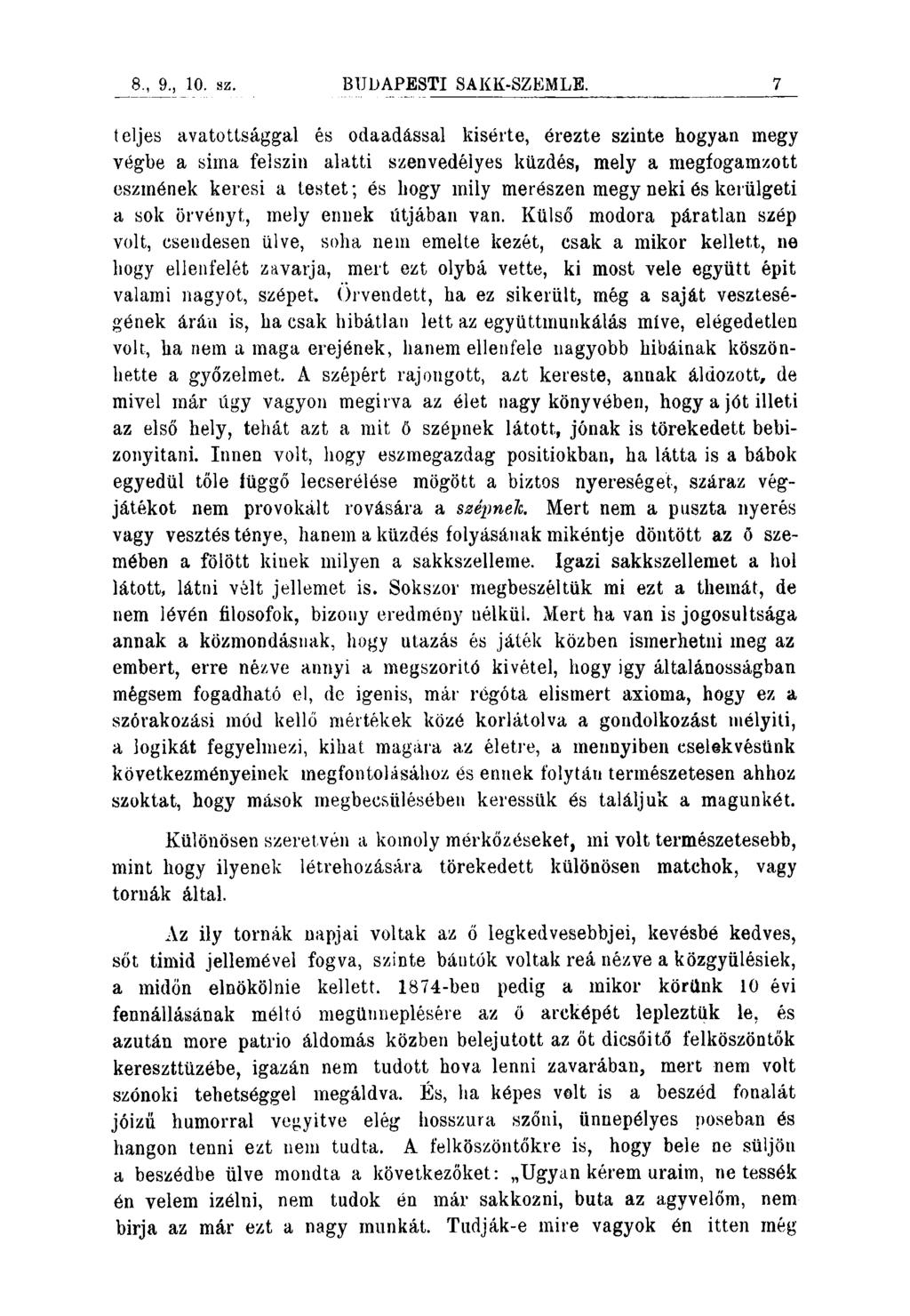 8., 9., 10. FIz. BUDAPESTI SAKK-SZEMLE.