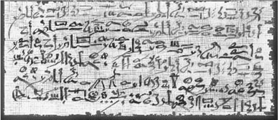 Egyiptomi kultúra A Luxorban 1862-ban megtalált i.e. kb.