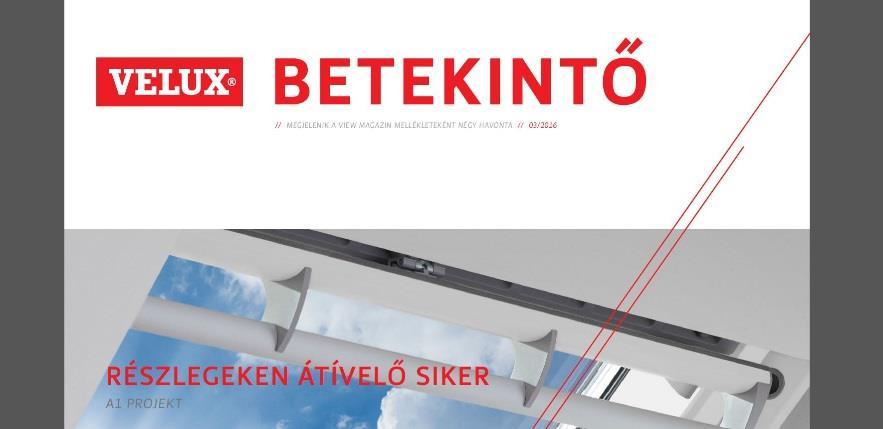 étkezőkben VELUX One -