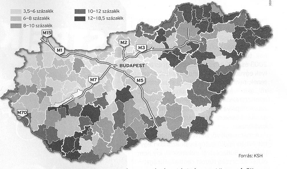 Társadalmi, állampolgári és gazdasági ismeretek (magyar) Érettségi feladatok gyűjteménye 27 a) Határozza meg a diagram segítségével, milyen mértékű volt a nemzeti jövedelem alakulása hazánkban