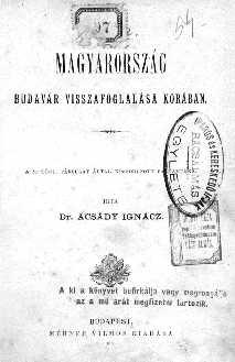 HECHTL GÉZA PAPÍRKERESKEDŐ ÉS KÖNYVKÖTŐ PECSÉTJÉVEL ELLÁTOTT KORABELI KÖNYV Forrás: Bácsalmási Járás, 1912.05.05. 2.p. BKmL. IX. 203. I. HECHTL FÜLÖPNÉ (*1852-1935) könyvkereskedő, szül.