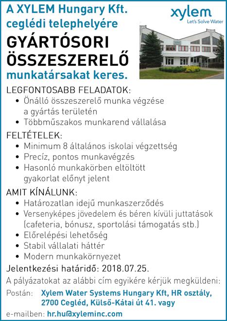 : +36 30 476 6768 NYUGDÍJAS hölgyet keresünk ceglédi üzemi büfébe eladónak délutános műszakra 15-19 óráig.