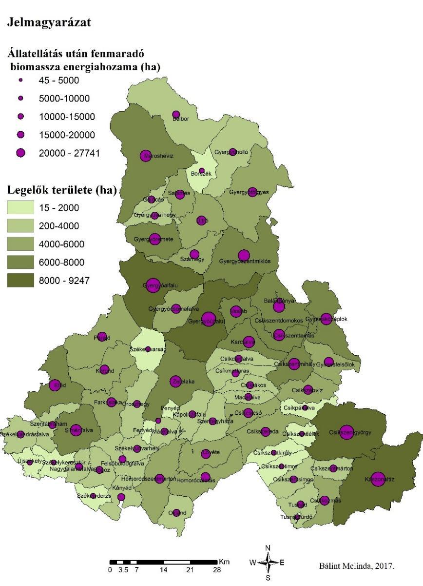 385 ha kaszáló, illetve 162 739 ha legelő.