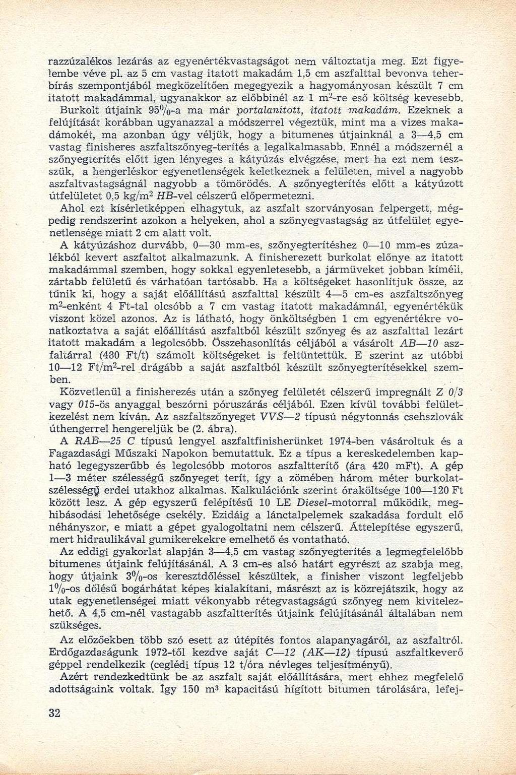 razzúzalékos lezárás az egyenértékvastagságot nem változtatja meg. Ezt figyelembe véve pl.
