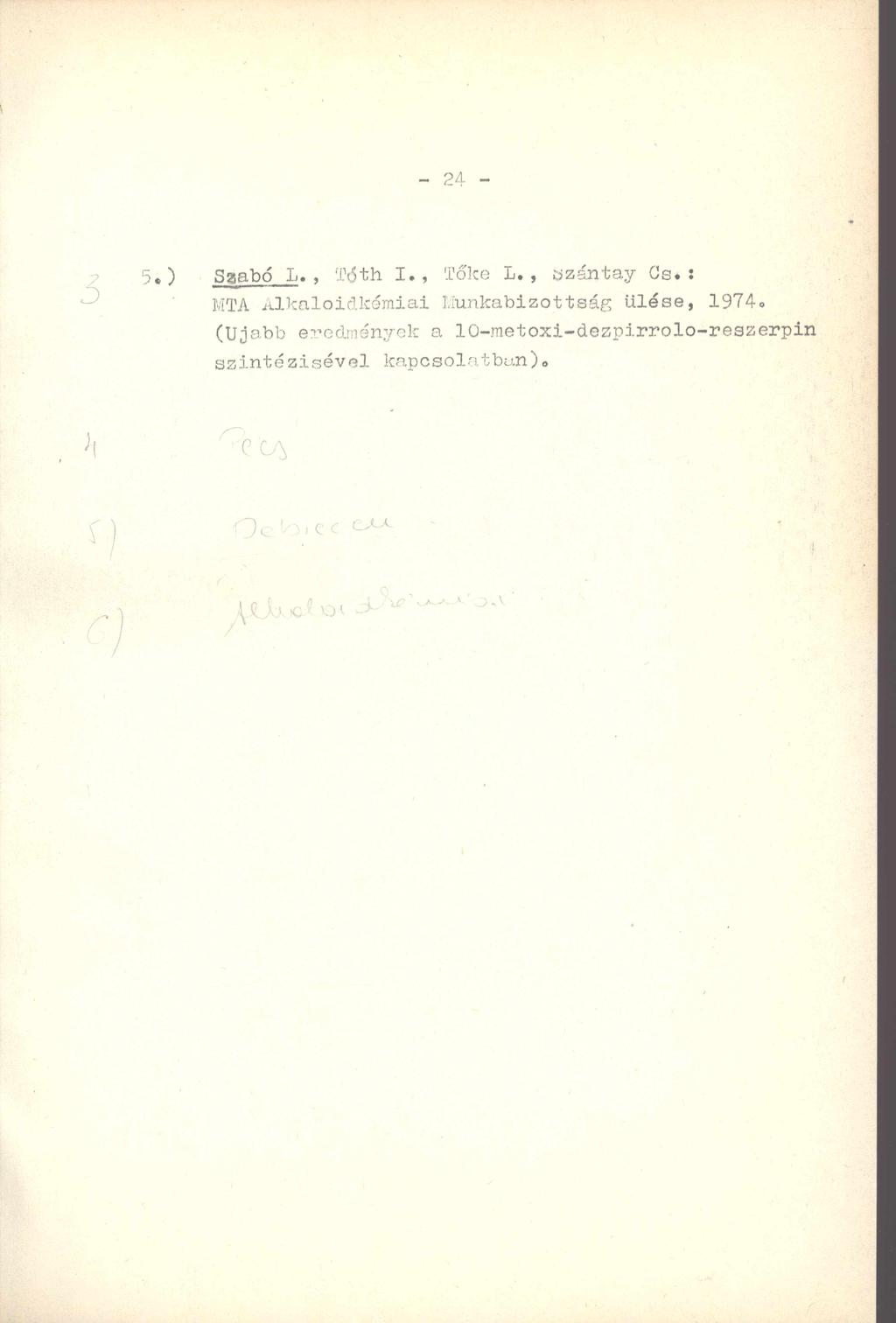 Saabó L., T<5th I., Tőke L.