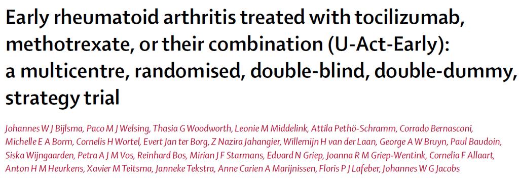 U-Act-Early holland study www.thelancet.