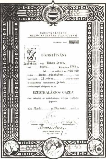 Meghatározták a létrehozandó új egyesületnek a címét: Baranyavármegyei Arany- és Ezüstkalászos Gazdák Egyesülete, az Alsódunántúli Mezőgazdasági Kamara védnöksége alatt.