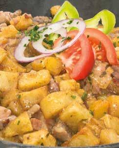 SERTÉSHÚSBÓL KÉSZÜLT ÉTELEK GERICHTE VOM SCHWEIN PORK DISHES BRASSÓI APRÓPECSENYE Braschauer Kleingeschnetzeltes /