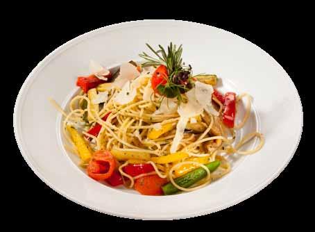 (fruits of the sea, green lipped mussels, shrimps, arugula salad with citrus juice) Spaghetti di frutti di mare (frutti di