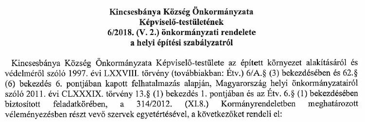 insesány településrendezési eszközök felülvizsgált jóváhgyott terv II. HYI ÉPÍTÉSI ABÁYZAT ÉS ABÁYOZÁSI TRV I. FJZT ÁTAÁNOS ŐÍRÁSO. A ABÁYZAT HATÁYA.