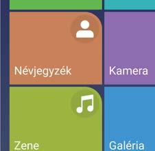 Érintse meg a Standard mód opciót a normál főképernyőre való visszaváltáshoz. Értesítési számok megjelenítése vagy elrejtése Az értesítési számok az alkalmazás ikonok jobb felső sarkában jelennek meg.