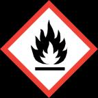Veszélyt jelző piktogramok : Signal Word : Veszély Veszélyességi állítások : H225 Fokozottan tűzveszélyes folyadék és gőz.