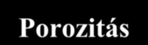 Belvízképződési hajlamot meghatározó talajparaméterek Porozitás A