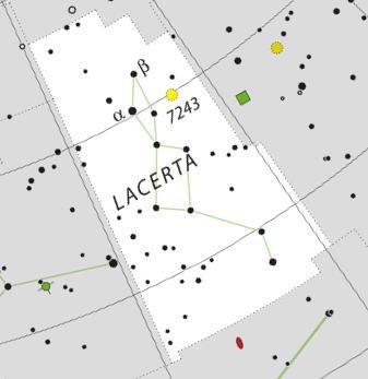 Gyík 4 m 5 m 6 m 7 14 48 Cefeusz Latin: Lacerta, birtokos: Lacertae,