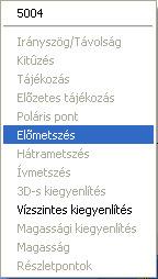 2010.05.19 22:06 - Előmetszés Pontszám Pontkód Y X Irányszög kalvaria 91515.440 2815.220 243-57-51 kuphegy 90050.240 3525.120 171-36-52 5004 90246.280 2195.