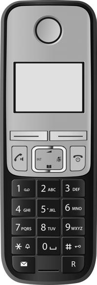 Gigaset 400H mobilegység rövid áttekintése 1 kkumulátor töltöttségi szintje ( 6. oldal) 2 Térerő ( 6.