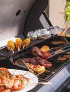 1 db alsó infraégő (3,8 kw) 1 db hátsó infraégő (3,8 kw) grillfelület 79 50,5 cm (két