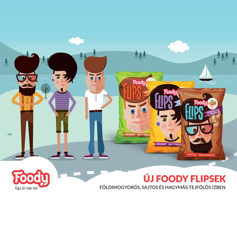 CHIPS / ČIPS FOODY flips,
