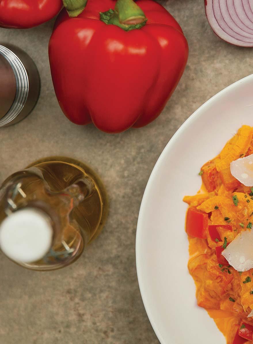Hozzávalók 2 édesburgonya 3 piros paprika kb.