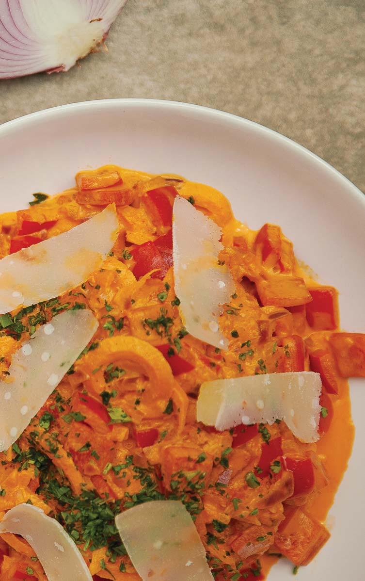 Édesburgonya linguini
