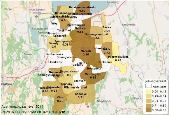 2014-ben 73 fő óvodás gyermeket írattak be, s 3 óvodai csoportban 7 pedagógus dolgozott.