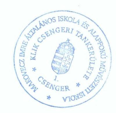 20. ZÁRÓ RENDELKEZÉSEK - Jelen Szervezeti és Működési Szabályzat módosítása csak a nevelőtestület elfogadásával, a Szülői Szervezet és a Diákönkormányzat egyetértésével és a fenntartó jóváhagyásával