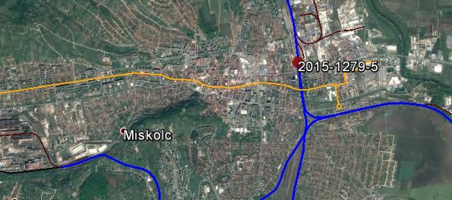 december 1-én 13 óra 57 perckor, az eseményt követően 32 perccel, a MÁV Zrt. rendkívüli helyzetek irányítója jelentette be.