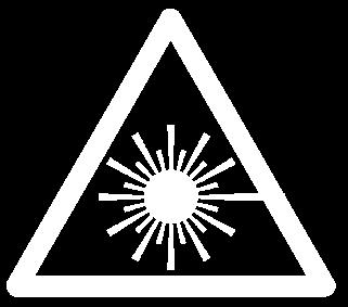 Lézersugár >1/4s Kérjük ne nézzen közvetlen a lézersugárba, még optikai