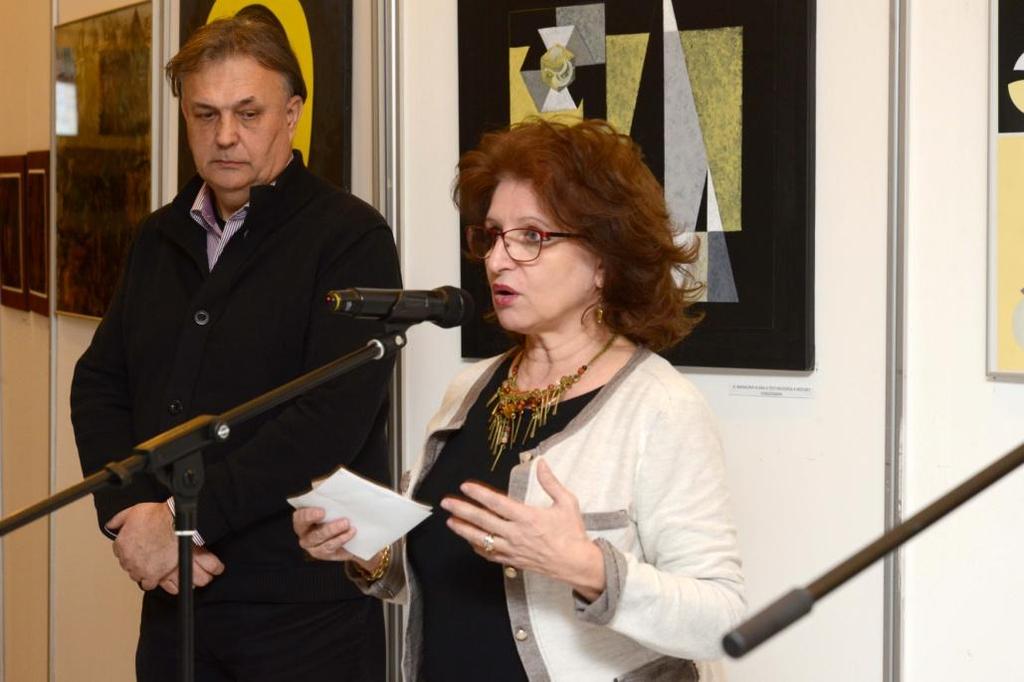 terveiről is. Dr. Géger Melinda köszöntőjében hangsúlyozta, hogy a kiállítás mögött egy nagyszerű közösség és munka áll.