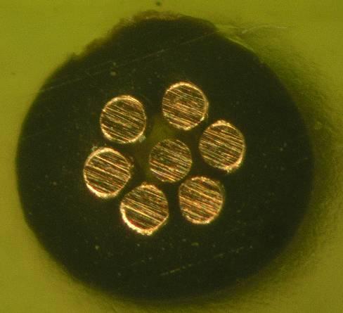 A vezeték átmérője az összes közül a legkisebb (1,6 mm)