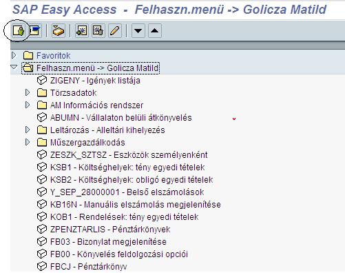 3. Jogosultságokkal kapcsolatos segítségnyújtás A Gazdasági Informatikai Csoport SAPADMIN címére sapadmin@semmelweis-univ.