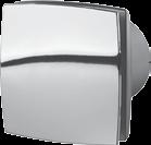 A dekor ventilátorok megújult színekben, automata zsaluval is Zárt előlappal szerelt dekor ventilátorok fehér, króm és arany színben LD - fehér színű előlappal 100 125 150 LD -fehér LDT -fehér LDTL