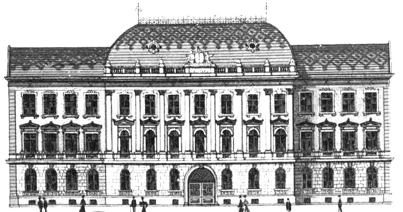 58 PAPP JÓZSEF VÁROSHÁZA ÁTALAKÍTÁS A Széchenyi utcai ítélőtábla Az 1825 és 1844 között három ütemben megvalósult klasszicista városházát a Tisza-palotához hasonlóan egy második emelet ráépítésével