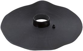 Beépítése két zsindely réteg közé forróbitumennel történik. Méretek: átmérője Ø75 mm, magassága 395 mm. A gallér szélessége 50 mm. Csomag tartalma: gravitációs szellőzőcső, sapka.